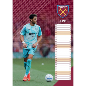 West Ham United calendar A3 2027