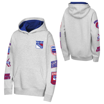 New York Rangers tricou cu măneci lungi pentru copii NHL Defensive Showdown Relaxed Cotton Tee