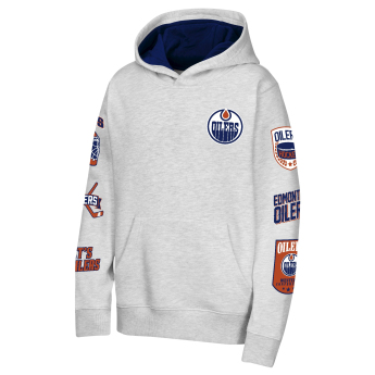 Edmonton Oilers tricou cu măneci lungi pentru copii NHL Defensive Showdown Relaxed Cotton Tee