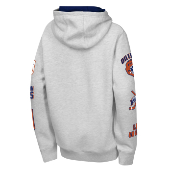 Edmonton Oilers tricou cu măneci lungi pentru copii NHL Defensive Showdown Relaxed Cotton Tee