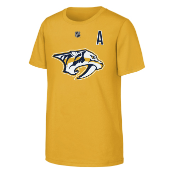 Nashville Predators tricou de copii Filip Forsberg #9 NHL Flat Alt. Captains Name & Number Short Sleeve