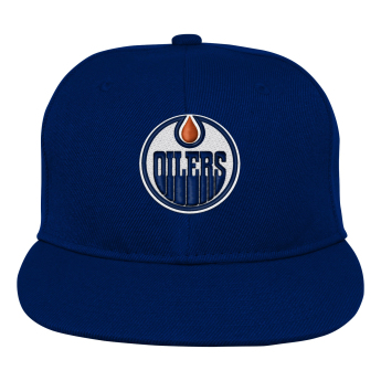 Edmonton Oilers șapcă flat de copii Logo Flatbrim Snapback