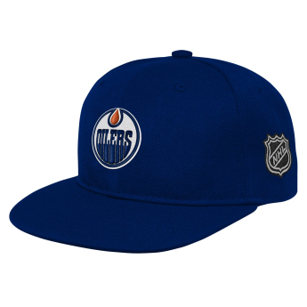 Edmonton Oilers șapcă flat de copii Logo Flatbrim Snapback