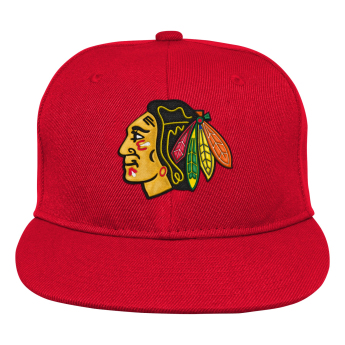 Chicago Blackhawks șapcă flat de copii Logo Flatbrim Snapback