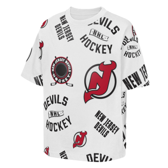 New Jersey Devils tricou de copii NHL Unstoppable All Over Print Short Sleeve Elevated