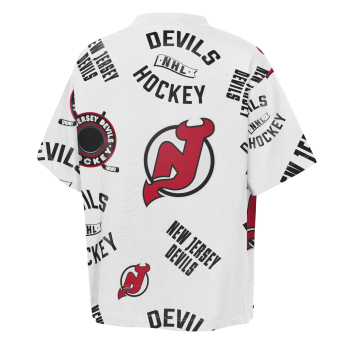 New Jersey Devils tricou de copii NHL Unstoppable All Over Print Short Sleeve Elevated