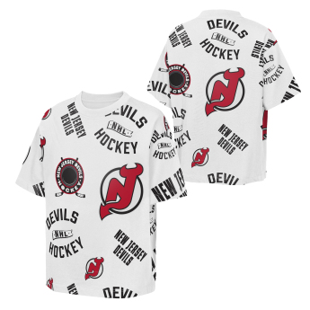 New Jersey Devils tricou de copii NHL Unstoppable All Over Print Short Sleeve Elevated