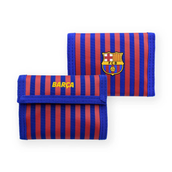 FC Barcelona portofel Velcro Azul