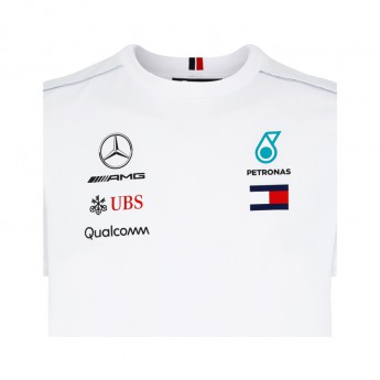 Mercedes AMG Petronas tricou de bărbați white F1 Team 2018