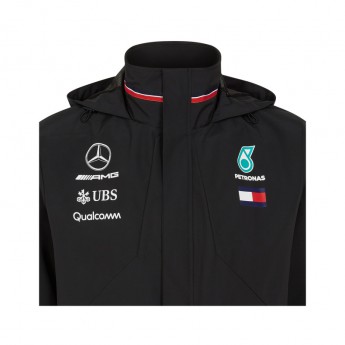 Mercedes AMG Petronas geacă de bărbați cu glugă black Rain F1 Team 2018