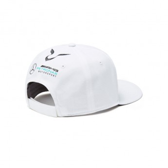 Mercedes AMG Petronas șapcă flat Lewis Hamilton white F1 Team 2018