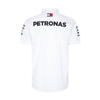 Mercedes AMG Petronas cămașă de bărbați white F1 Team 2018