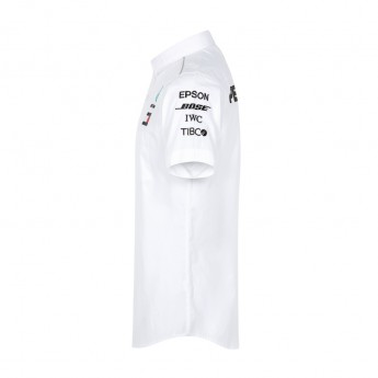 Mercedes AMG Petronas cămașă de bărbați white F1 Team 2018