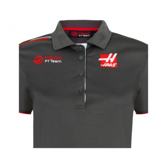 Haas F1 tricou polo de damă grey 2018