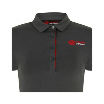 Haas F1 tricou polo de damă logo grey F1 Team 2018