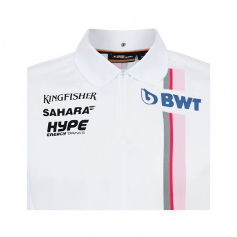 Force India tricou polo white Sahara F1 Team 2018