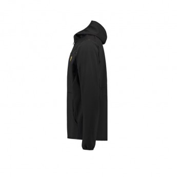 Ferrari geacă de bărbați cu glugă softshell SF black F1 Team 2018