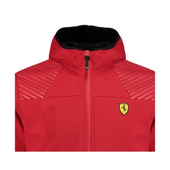 Ferrari geacă de bărbați cu glugă softshell SF red F1 Team 2018