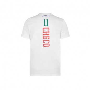 Force India tricou de bărbați Checo white Sahara F1 Team 2018