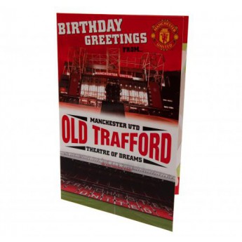 Manchester United urări pentru ziua de naștere Pop-Up Birthday Card
