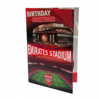 FC Arsenal urări pentru ziua de naștere Pop-Up Birthday Card