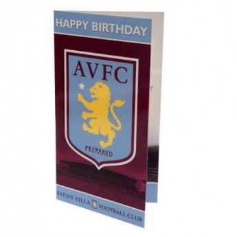 Aston Villa urări pentru ziua de naștere Birthday Card