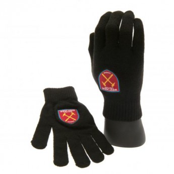 West Ham United mănuși de bebeluși Knitted Gloves Junior