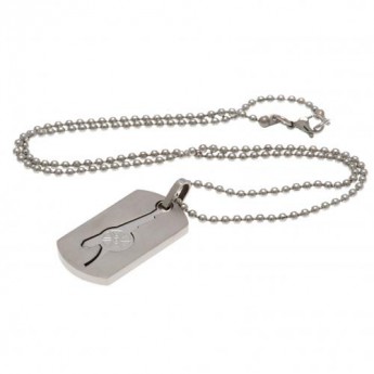 FC Arsenal lănțișor de gât cu pandantiv câine Dog Tag & Chain CO GN