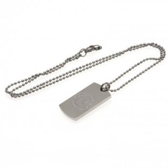 FC Chelsea lănțișor de gât cu pandantiv câine Engraved Dog Tag & Chain