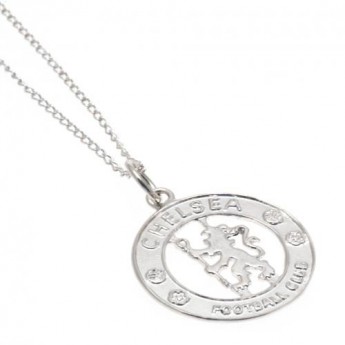 FC Chelsea lănțișor de gât cu pandantiv Sterling Silver Pendant & Chain CR