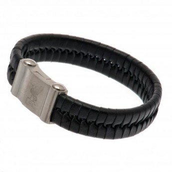 FC Liverpool brățară de piele Single Plait Leather Bracelet