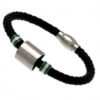 FC Celtic brățară de piele Colour Ring Leather Bracelet