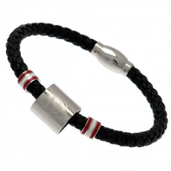 FC Arsenal brățară de piele Colour Ring Leather Bracelet