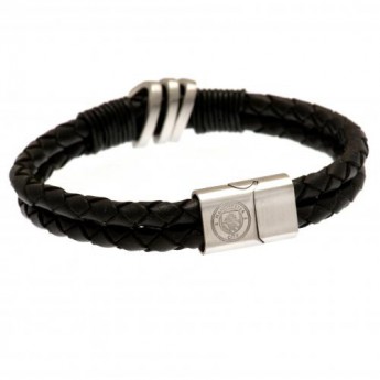 Manchester City brățară de piele Leather Bracelet