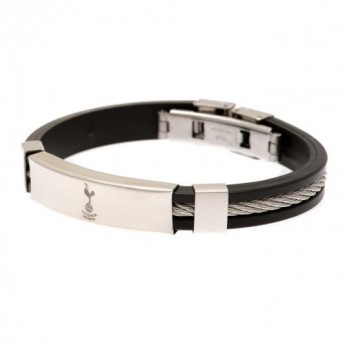 Tottenham Hotspur brătară din silicon Silver Inlay Silicone Bracelet