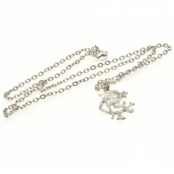 FC Rangers lănțișor de gât cu pandantiv Silver Plated Pendant & Chain