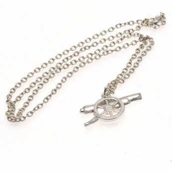 FC Arsenal lănțișor de gât cu pandantiv Silver Plated Pendant & Chain GN