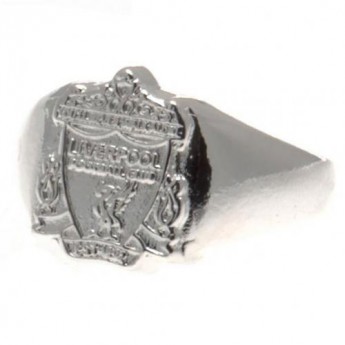 FC Liverpool inel Silver Plated Crest Medium