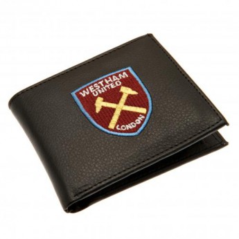 West Ham United portofel din piele tehnică Embroidered Wallet