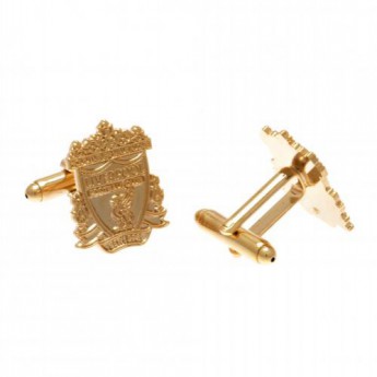 FC Liverpool butoni Gold Plated Cufflinks