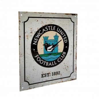 Newcastle United semn pe perete Retro Logo Sign