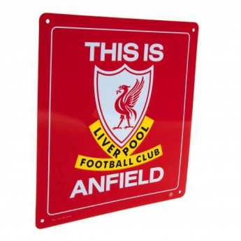 FC Liverpool semn pe perete This is Anfield Sign