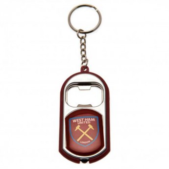 West Ham United pandantiv cu deschizător Key Ring Torch Bottle Opener