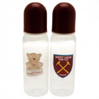 West Ham United biberon de copii 2pk Feeding Bottles