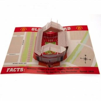 Manchester United urări pentru ziua de naștere Pop-Up Birthday Card
