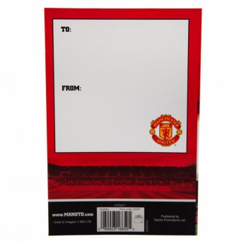 Manchester United urări pentru ziua de naștere Pop-Up Birthday Card