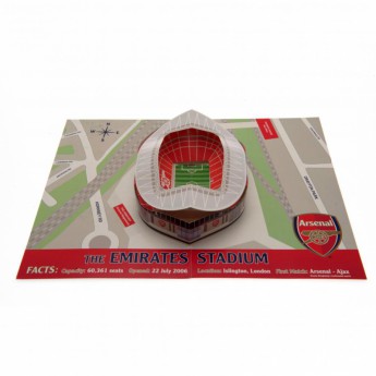 FC Arsenal urări pentru ziua de naștere Pop-Up Birthday Card