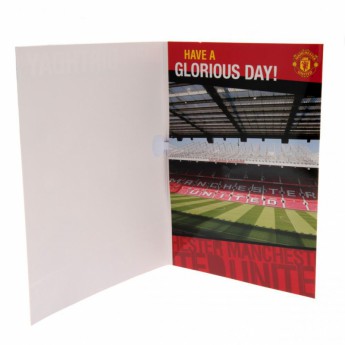 Manchester United urări pentru ziua de naștere Musical Birthday Card