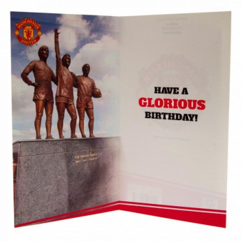 Manchester United urări pentru ziua de naștere Birthday Card Dad