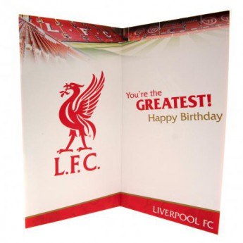 FC Liverpool urări pentru ziua de naștere Birthday Card Dad